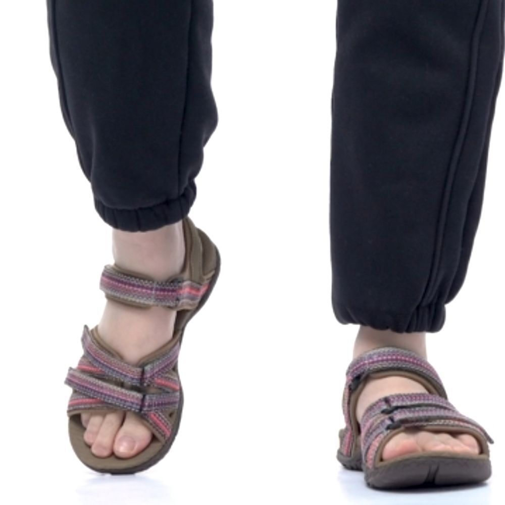 BRAND NEW WHITIN HIKING ARCH SUPPORT  ADJUSTABLE HOOK AND LOOP STRAP SANDAL